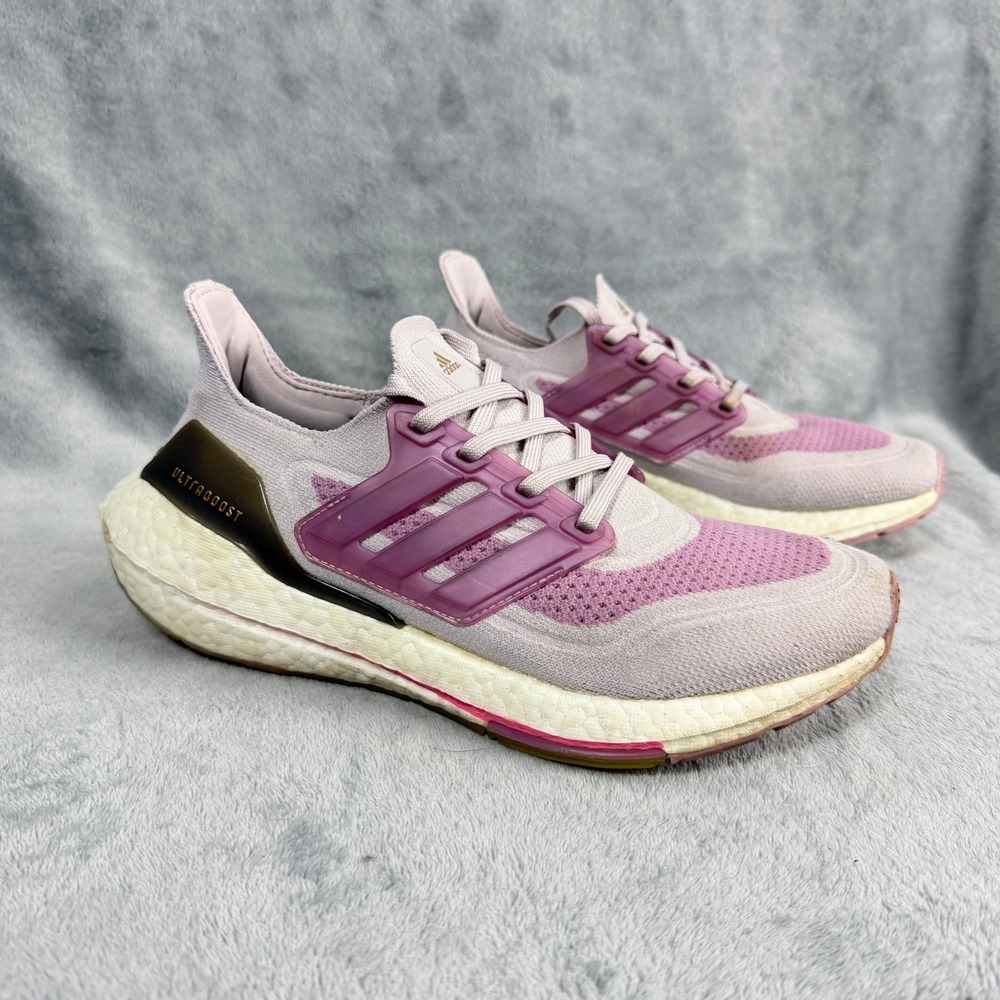 Adidas Womens 7 Purple Pink Primeblue Ultra Boost 21 Running Shoes35 Utility